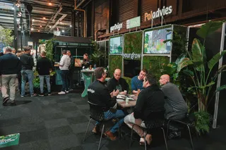 Op de beurs